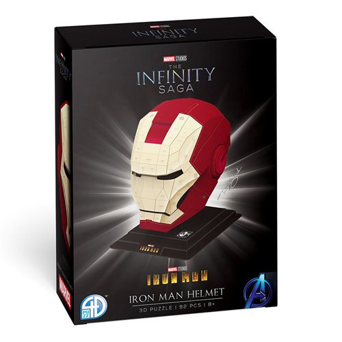 Marvel Iron Man Helmet 3D Model Puzzle Kit