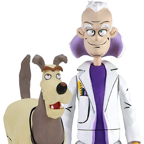 Back to the Future: The Animated Series Doc Brown and Einstein Toony Classics 6-Inch Figure, Not Mint