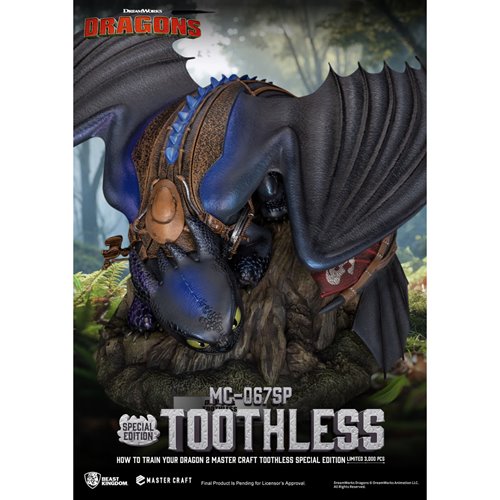 How to Train Your Dragon 2 Toothless MC-067SP Master Craft Statue