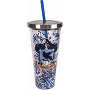 Harry Potter Ravenclaw Glitter 20 oz. Acrylic Cup with Straw