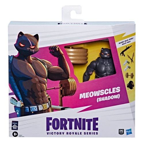 Fortnite Victory Royale Deluxe Meowscles (Shadow) 6-Inch Action Figure