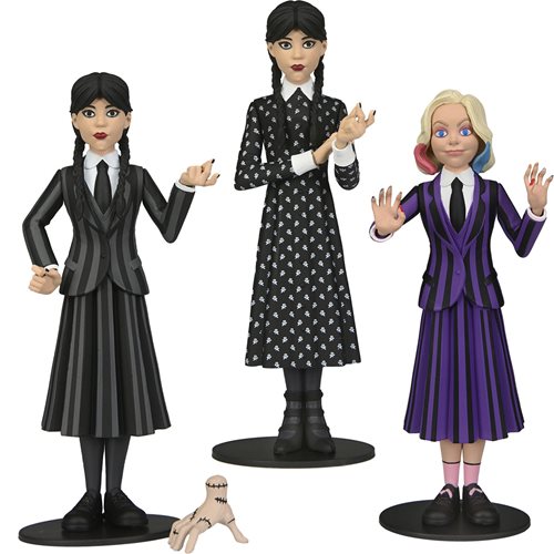 Wednesday Toony Terrors Series 1 6-Inch Scale Action Figure Set of 3