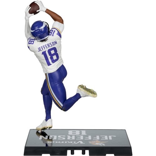 NFL SportsPicks Minnesota Vikings Justin Jefferson 7-Inch Posed Figure