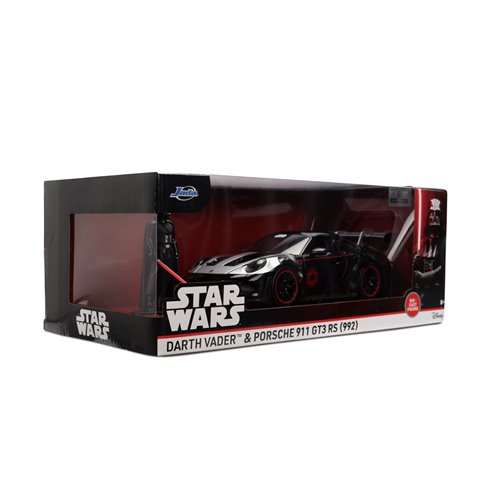 Hollywood Rides Star Wars Porsche 911 GT3 RS 992 1:24 Scale Die-Cast Metal Vehicle with Darth Vader