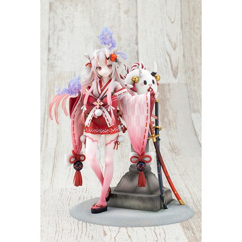 Hololive Production Nakiri Ayame Shrine Maiden Fortune Outfit Version 1:7 Scale Statue