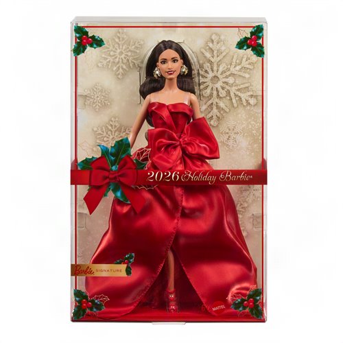 Barbie 2026 Holiday Barbie Doll with Light Brown Hair