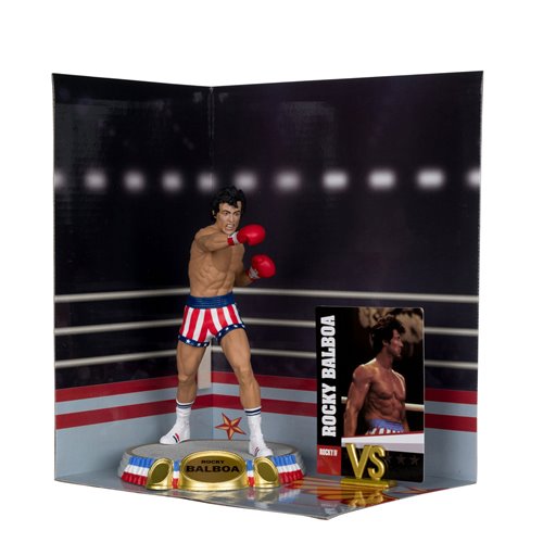 Movie Maniacs Rocky Wave 3 Rocky Balboa Rocky IV 6-Inch Scale Posed Figure