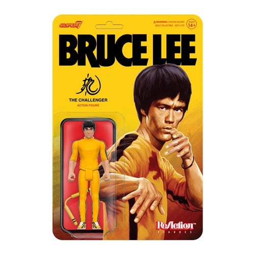 Bruce Lee Jumpsuit 3 3/4-Inch ReAction Figure