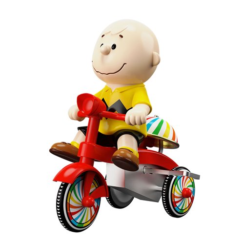Peanuts Charlie Brown (Yellow Shirt Red Trike) Super Cycles Vinyl Figure
