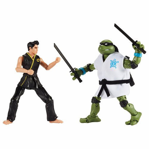Teenage Mutant Ninja Turtles x Cobra Kai Leonardo vs. Miguel Diaz Action Figure 2-Pack