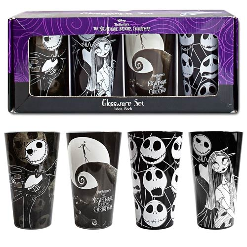 The Nightmare Before Christmas Pint Glass & Ice Cube Tray Gift Pack