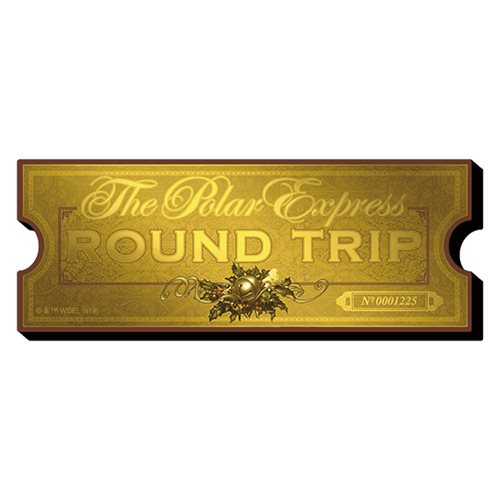The Polar Express Ticket Funky Chunky Magnet