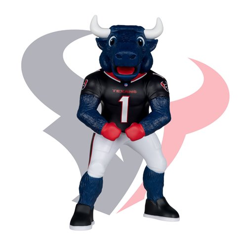 NFL SportsPicks Houston Texans Toro Mascot 8-Inch Posed Figure