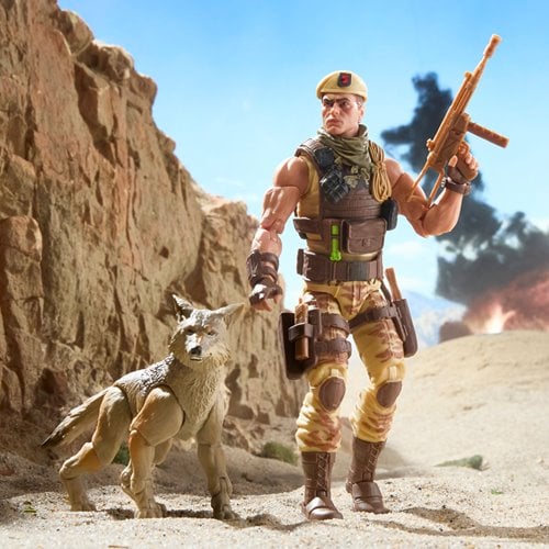 G.I. Joe Classified Series #217 Dusty & Coyote Sandstorm 6-Inch Action Figure and Pet
