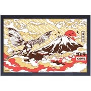 Godzilla Fuji Framed Art Print