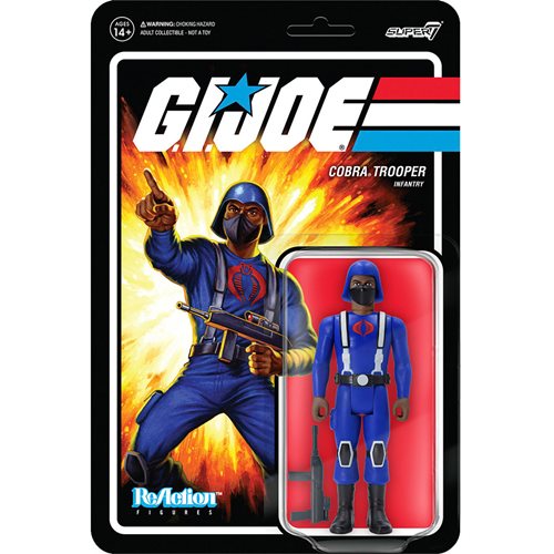 G.I. Joe Cobra Trooper (Y-Back Brown) 3 3/4-Inch ReAction Figure