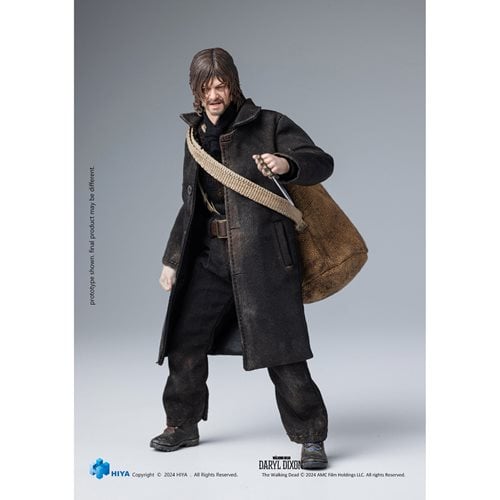 The Walking Dead Daryl Dixon Exquisite Super 1:12 Scale Action Figure - Previews Exclusive