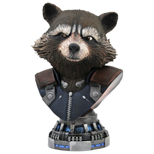 Marvel Legends In 3D Avengers: Endgame Rocket Raccoon 1:2 Scale Bust - Free Shipping