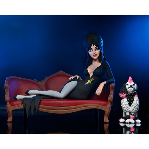 Toony Terrors Elvira on Couch 6-Inch Scale Action Figure Boxed Set