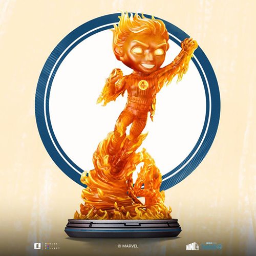 The Fantastic Four: First Steps Human Torch MiniCo Vinyl Figure