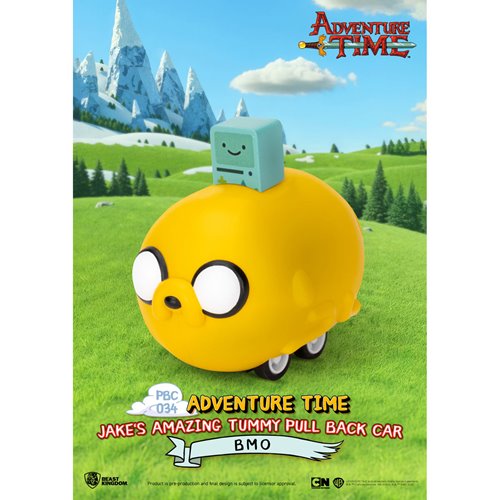 Adventure Time Jake's Amazing Tummy Pull Back Car Series PBC-034 Vehicle Blind Box Case of 6