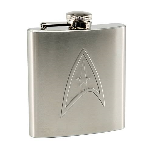 Star Trek Delta Shield Stainless Steel Flask