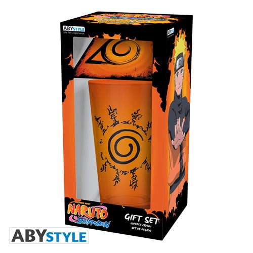 Naruto: Shippuden Pint Glass and Coaster Gift Set