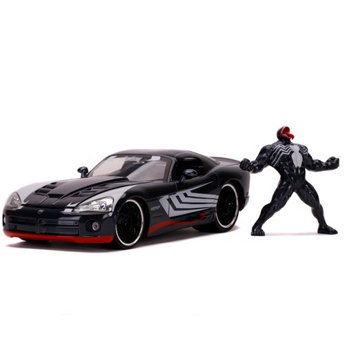 Venom 2008 Dodge Viper SRT10 1:24 Scale Die-Cast Metal Vehicle with Figure
