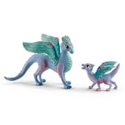 Flower Dragon and Baby Collectible Figure
