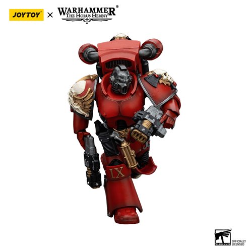 Joy Toy Warhammer Horus Heresy Blood Angels Tears Squad Erelim with Volkite Serpentas 1:18 Scale Act