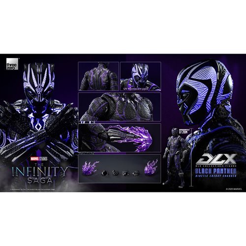 Marvel Studios: The Infinity Saga Black Panther Kinetic Energy Charged DLX Action Figure
