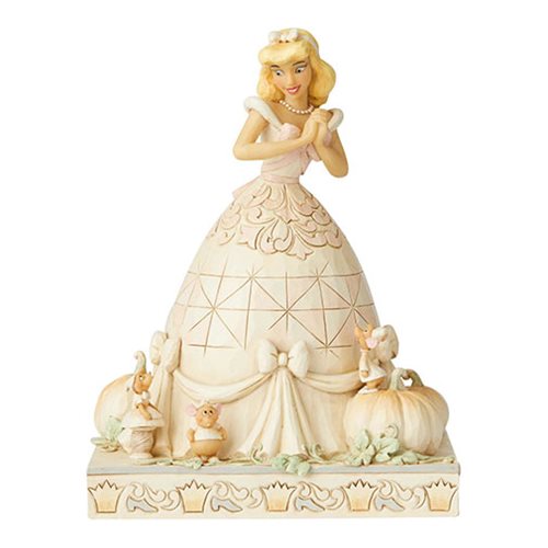 Disney Traditions Cinderella White Woodland Cinderella Darling Dreamer by Jim Shore Statue