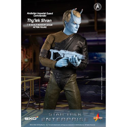 Star Trek: Enterprise Andorian Imperial Guard Commander Thy'lek Shran 1:6 Scale Action Figure