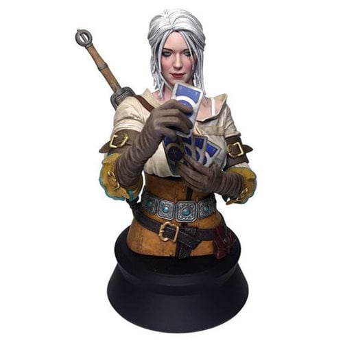 The Witcher 3: Wild Hunt Ciri Playing Gwent Bust