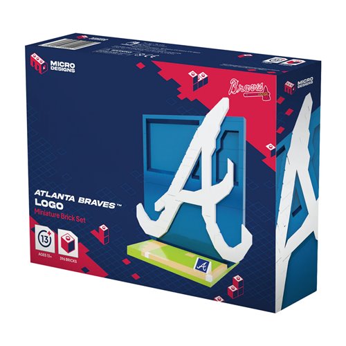 Atlanta Braves Logo Building Block Model