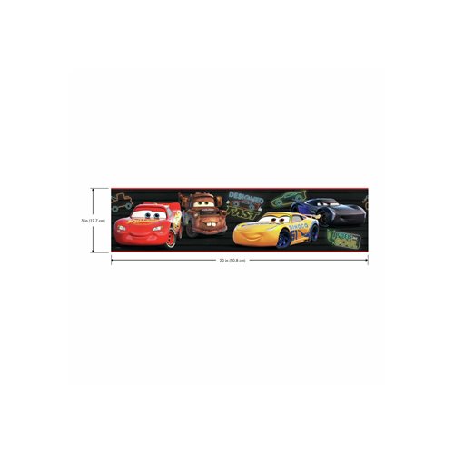 Cars Piston Cup Racing Peel and Stick Wallpaper Border