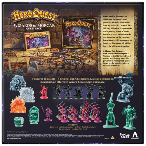 HeroQuest Wizards of Morcar Quest Pack (Requires HeroQuest Game)