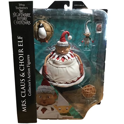 Nightmare Before Christmas Select Series 10 Mrs. Claus and Choir Elf Action Figure 2-Pack