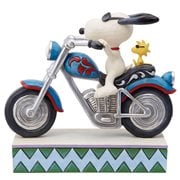Peanuts Snoopy and Woodstock Riding Moto by Jim Shore Statue