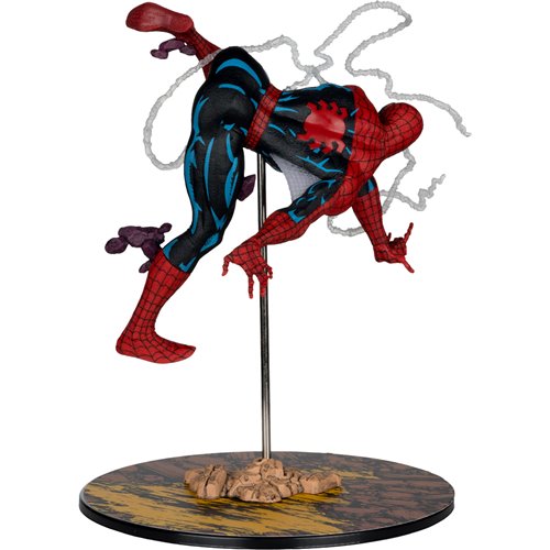 Marvel Wave 7 Spider-Man Amazing Spider-Man #318 1:10 Scale Posed Figure with Scene