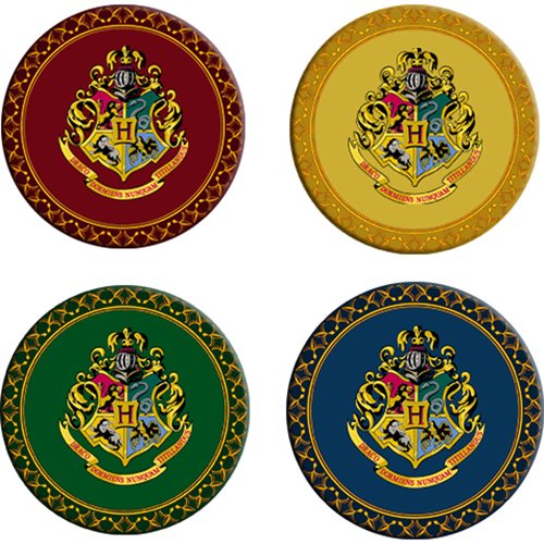 Harry Potter Hogwarts Crests Melamine Plate Set of 4