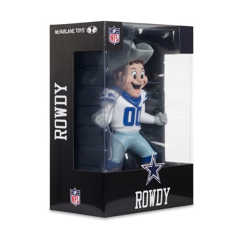 NFL SportsPicks Dallas Cowboys Rowdy Mascot 8-Inch Posed Figure