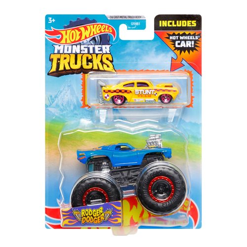 Hot Wheels Monster Trucks Vehicle Mix 2  2-Pack Case of 8
