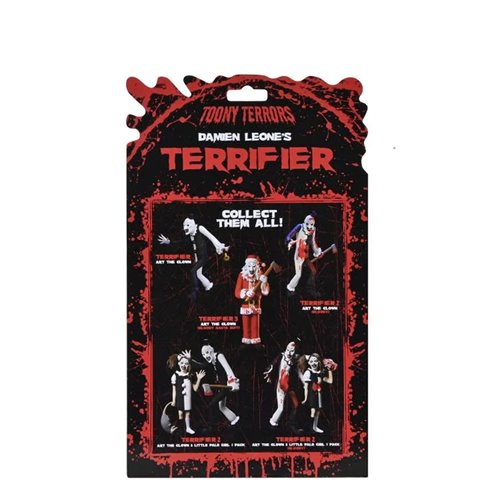 Terrifier 3 Toony Terrors Santa Suit Art the Clown Bloody Version 6-Inch Scale Action Figure