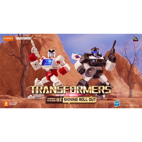 Transformers Shining Version 01 Shining Roll Out Blokees Mini Model Kit Case of 6