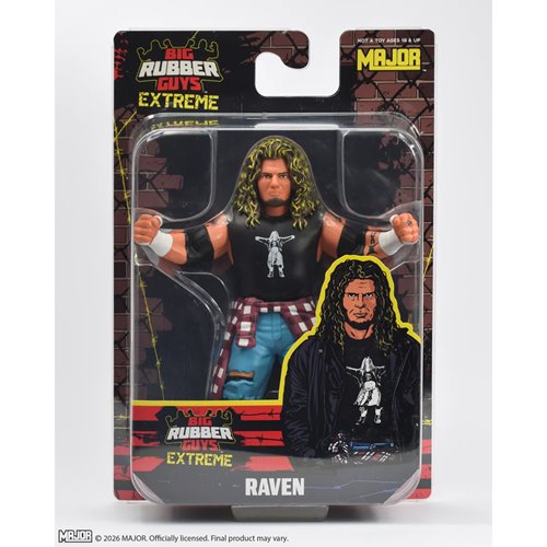 Major Big Rubber Guys Raven Posed Figure