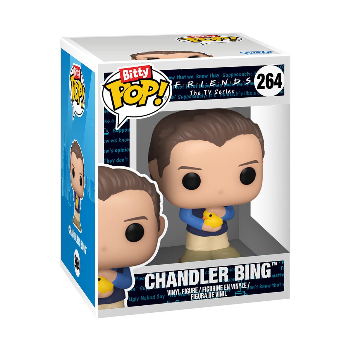 Funko Bitty Pop! Friends Mini Collectible Toys 4-Pack - Phoebe Buffay,  Monica Geller, Chandler Bing & Mystery Chase Figure (Styles May Vary)