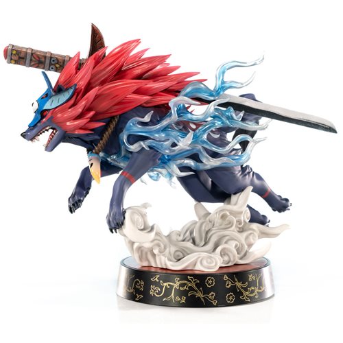 Okami Amaterasu Wolf Form Special Edition Painted Statue