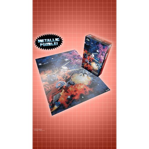 Transformers Space Fight Art Chome Paper Puzzle
