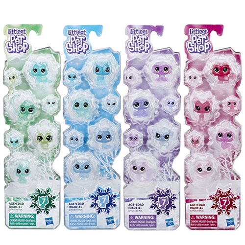  Littlest Pet Shop Frosted Wonderland Pet Friends Toy, Green  Theme, Includes 7 Pets, Ages 4 & Up : Toys & Games